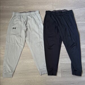 Under Armour Dual Pack Gray and Black Joggers